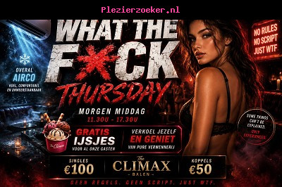 Do 16/07 What the Fuck!! 11.30u / 17.30u