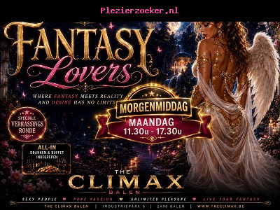 Ma 24/08 Fantasy Lovers!! 11.30u / 17.30u