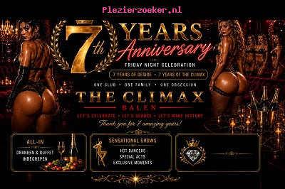 Vrijd 04/09 7 Year Anniversary!! 20u tot 03u