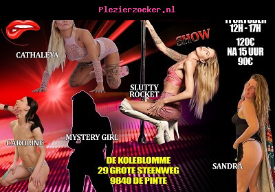 Erotische Beleving in de Pinte op 11 Oktober.