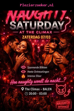 Zat 13/06 Naughty Saturday! 20u / 03u