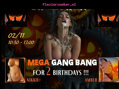 Maandag 2/11 - Swalloween Mega Gang Bang - Insatiable Angels