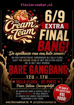Zondag 6/9 Final Bare Gangbang