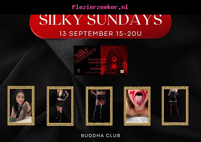 Silky Sundays Zondag 13 September 15u met Alle Geile Kinky Sluts + Veel Koppels