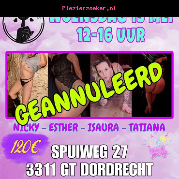 Woensdag 13 Mei / Dordrecht / 12 tot 16 Uur Geannuleerd