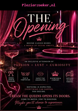 Cream the Queens - the Opening - 4 Koppels - 3 Vrouwen Aangemeld