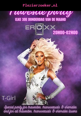 Donderdag 15-10 T-Girl Party Ad Eroxx!