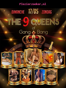 Bunga Bunga & the 9 Queensã‚ of GB …zondag 17 Mei in 2 Be Club van 15 tot 20u
