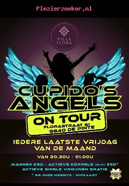 Cupidos Angels on Tour - Vrijdag 24/4 van 20u30 tot 01u