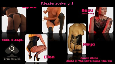 Morgen 2 Sept. Sletjes in de Milfs Dome