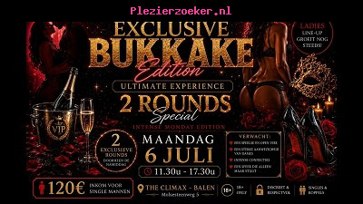 Ma 06 Juli Exclusive Bukkake Edition!!