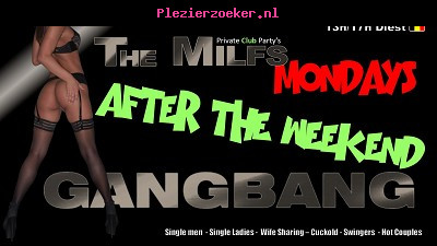 Maandag 21 Sept. 13u / 17u "after the Weekend"