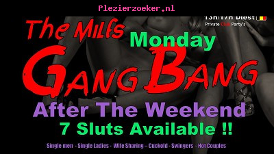 Morgen 5 Okt. 13u / 17u te Diest. "after the Weekend" 7 Sluts Available