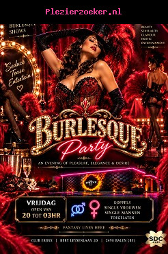 Sexy Burlesque Party on Friday!!