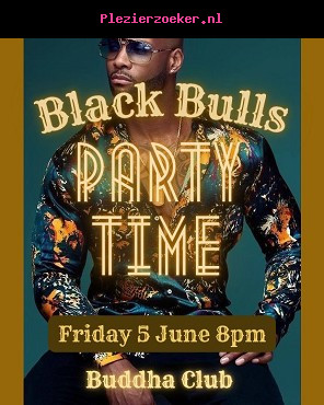Black Bulls Party in Club Buddha in Boom op Vrijdag 5 Juni