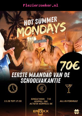 Hot Summer Monday / Active Koppels Gratis...mannen 70€