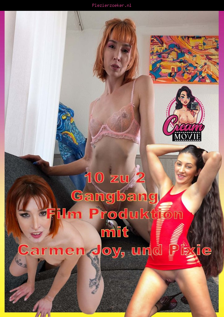 Gang Bang Filmopname met Pixie Pink en Carmen Joy