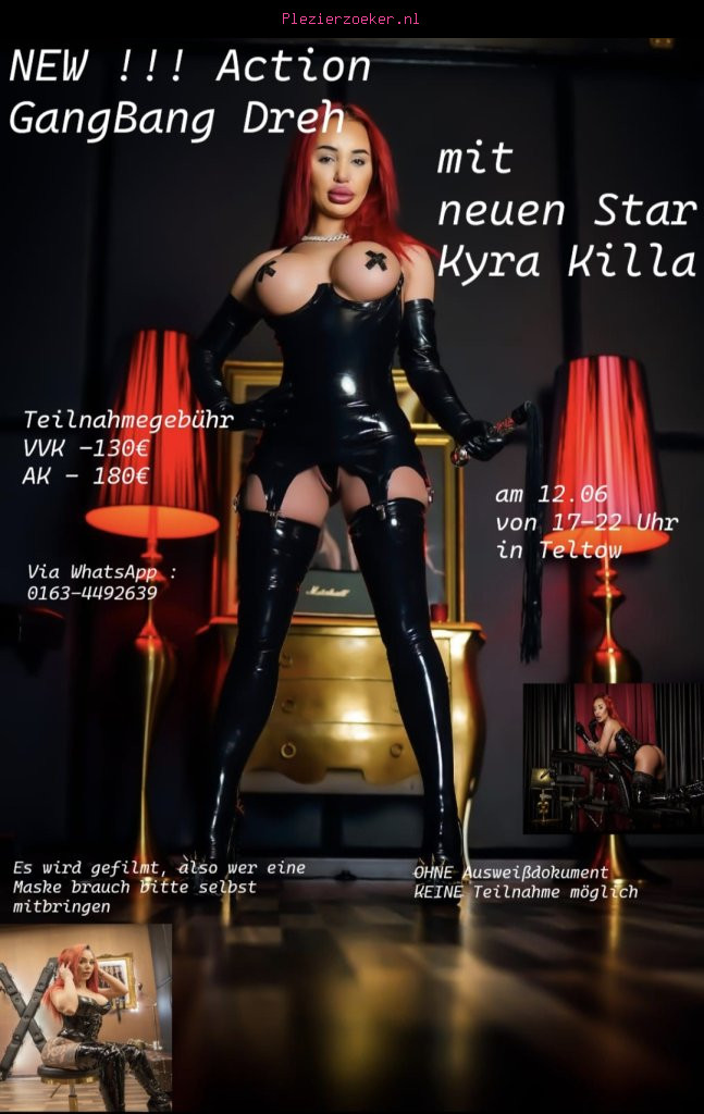 GB Dreh in Teltow bei Berlin mit Superstar Kyra Killa