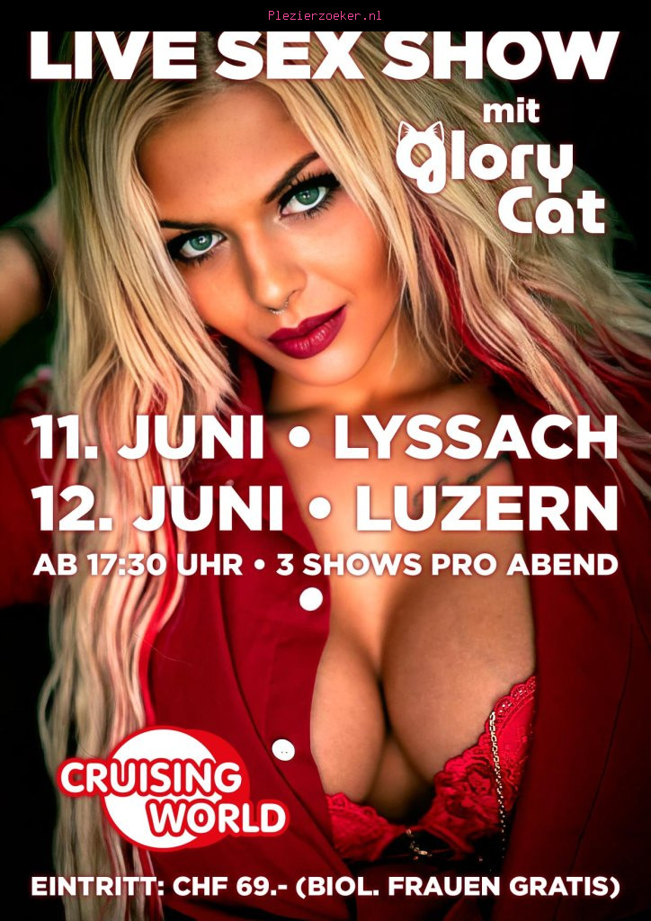 Live Sex Show mit Glory Cat
