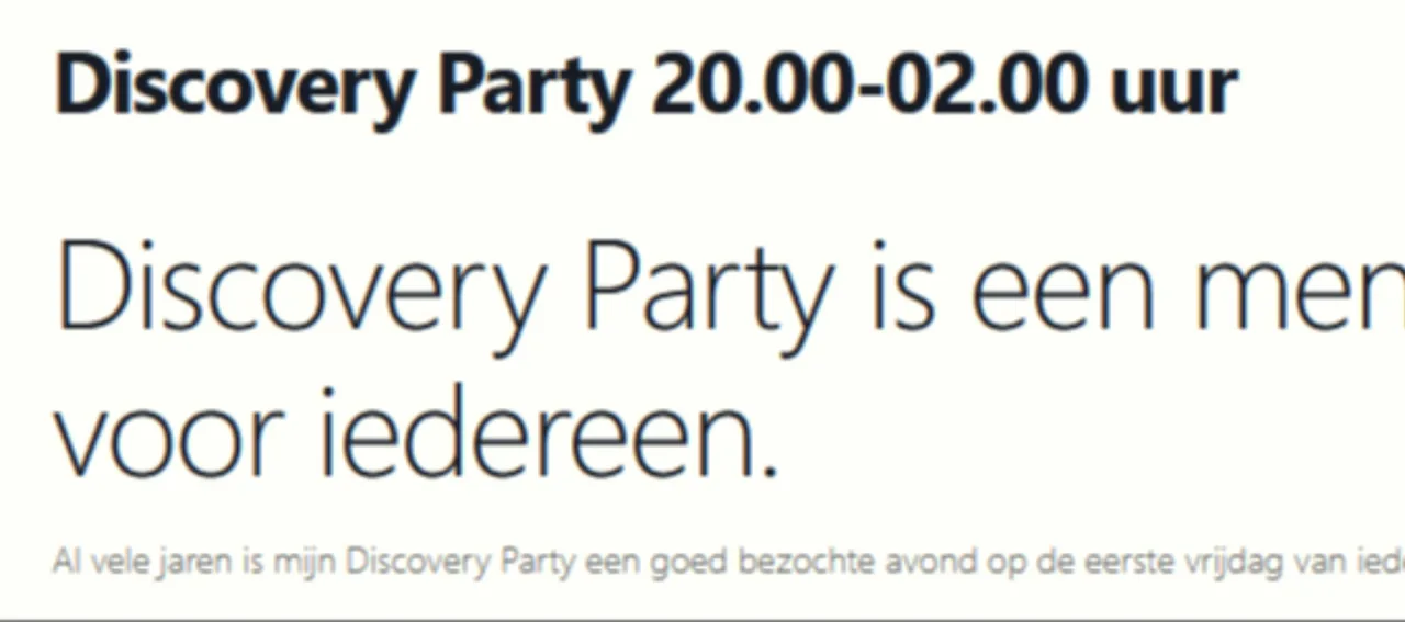 Discovery Party
